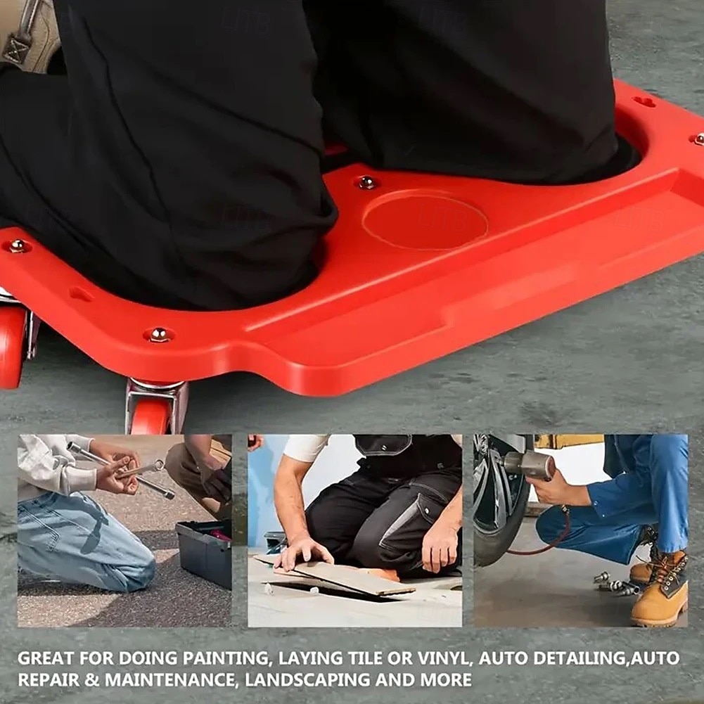 Rolling Knee Pads Creeper with Wheels, Rolling Knee Dolly with Foam Cushioned Knee Cups for Auto Repair Flooring Garage Use 2025 - $47.99 –P8