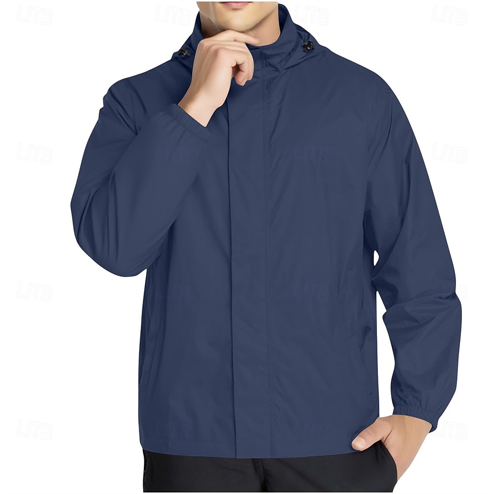 Homens Casaco exterior Jaqueta casual Férias Diário Prova-de-Água A Prova de Vento Bolsos Outono Inverno Tecido Moda Clássico Com Capuz Padrão Verde Claro Vermelho Escuro Azul Marinha Azul cáqui de 2025 por $36.99 –P13