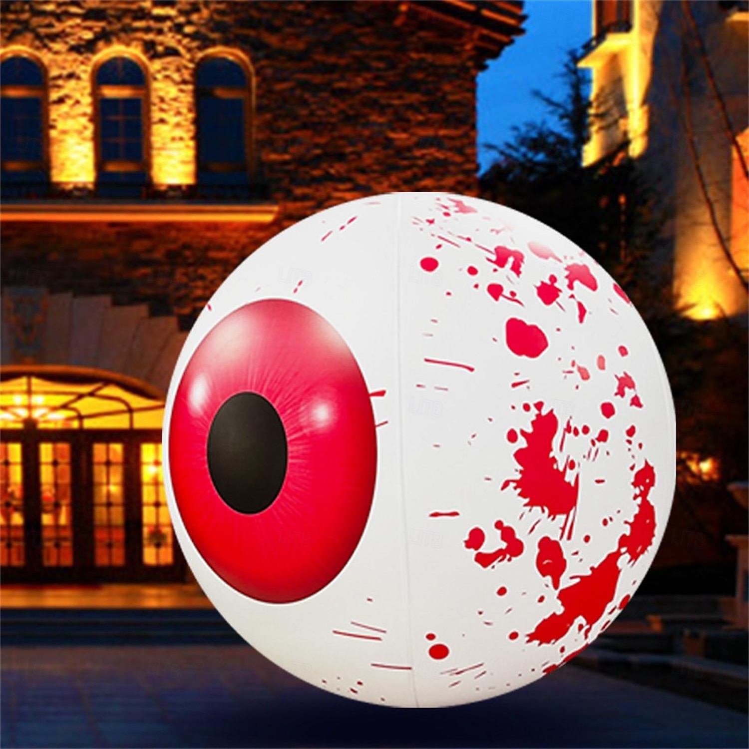 1 ks halloween 40/60cm nafukovací vzduchový model rgb oční dekorační lampa vnitřní a venkovní nádvoří zahradní párty hororová a podivná atmosféra dekorační světla 2025 - $15.99 –P10