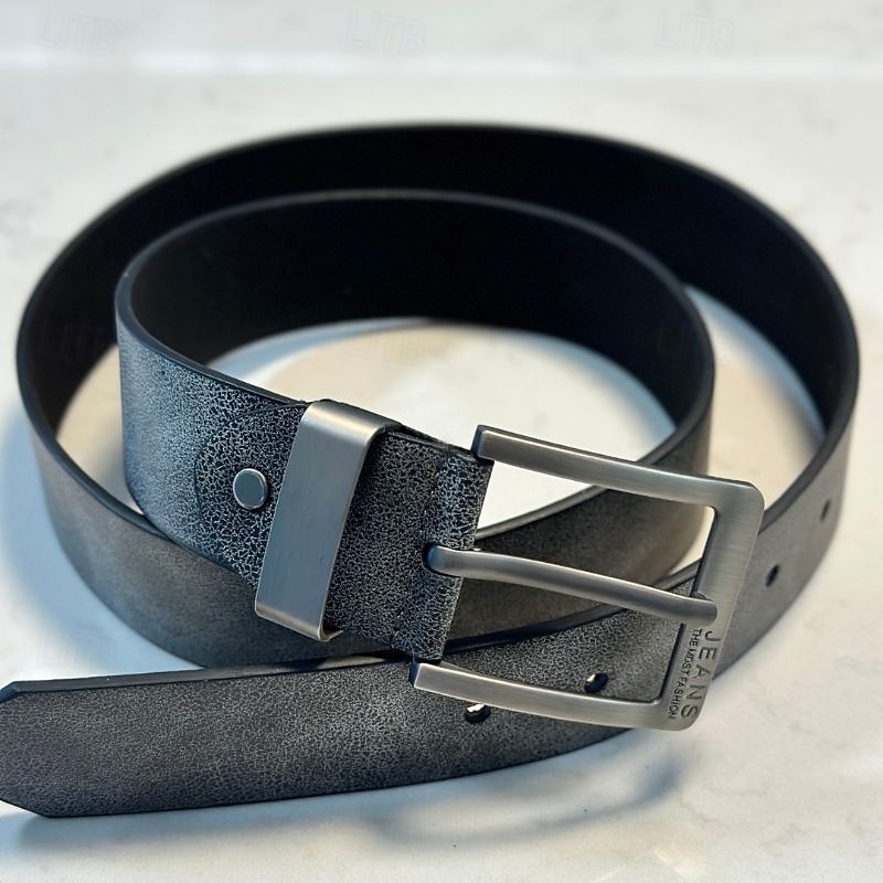 Hombre Cinturón Hebilla automática Liberación rápida Cuero de PU Legierung Duradero Ajustable Plano Negro Color Camello Exterior Diario Cinturón de Cintura 2026 - $11.49 –P1