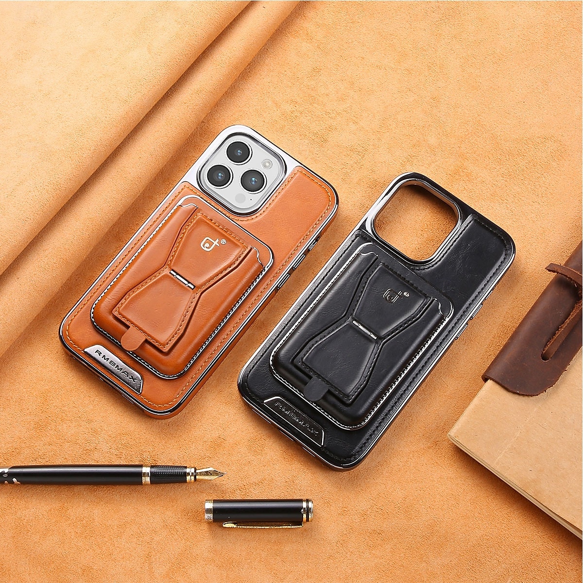 téléphone Coque Pour Samsung Galaxy S25 S25 Plus S25 Ultra S24 S24 Ultra Plus S23 Ultra Plus Coque Arrière avec Support Emplacement Carte Antichoc Rétro TPU faux cuir de 2025 ? $31.99 –P3