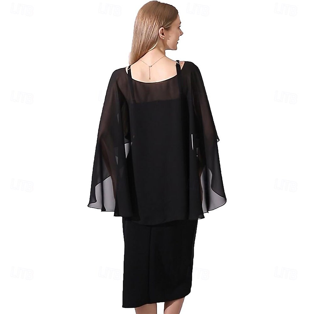 capelets voor vrouwen chiffon capes sjaals en omslagdoeken voor avondjurken bruiloft capes cover-up 2026 - $16.49 –P3