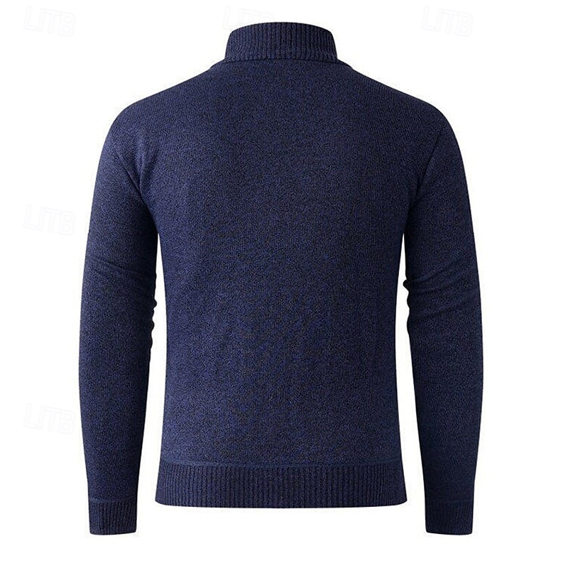 Homens Sueter Cardigan Suéter Cortado Suéter com zíper Suéter de malha Estriado Tricotar Tops regulares Tosão Tecido Colarinho Chinês Moda Clássico Férias Roupa Diária Roupa Outono Inverno Vermelho de 2025 por $24.99 –P12