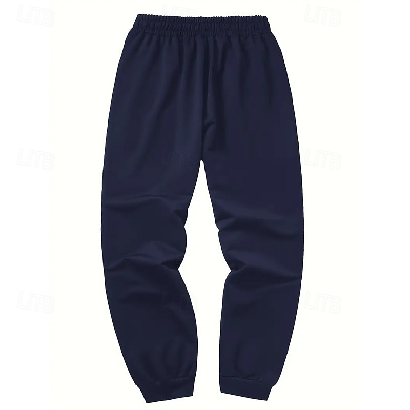 5PCS Men's Sweatpants Joggers Trousers Casual Pants Running Pants Pocket Elastic Waist Drawstring Plain Comfort Full Length Outdoor Daily Simple Classic Style 2025 - $49.99 –P11