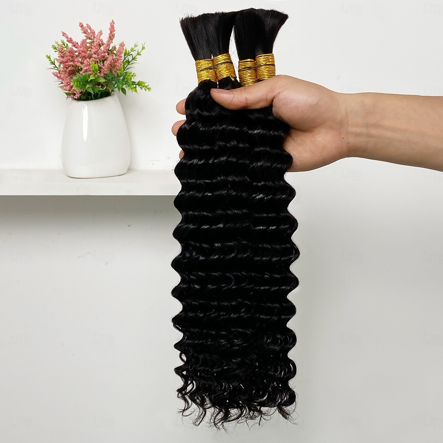 3 pacotes de cabelo humano cor natural sem trama cabelo remy volume onda profunda cabelo humano 10-28 polegadas de 2026 por $204.19 –P2
