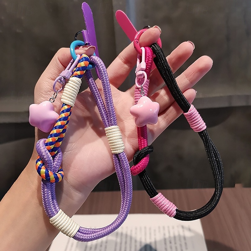 telefone Capinha Para Cordões de Segurança Universal com cordão com pulseira Cores Gradiente Estampa Geométrica Poliéster de 2025 por $9.99 –P3