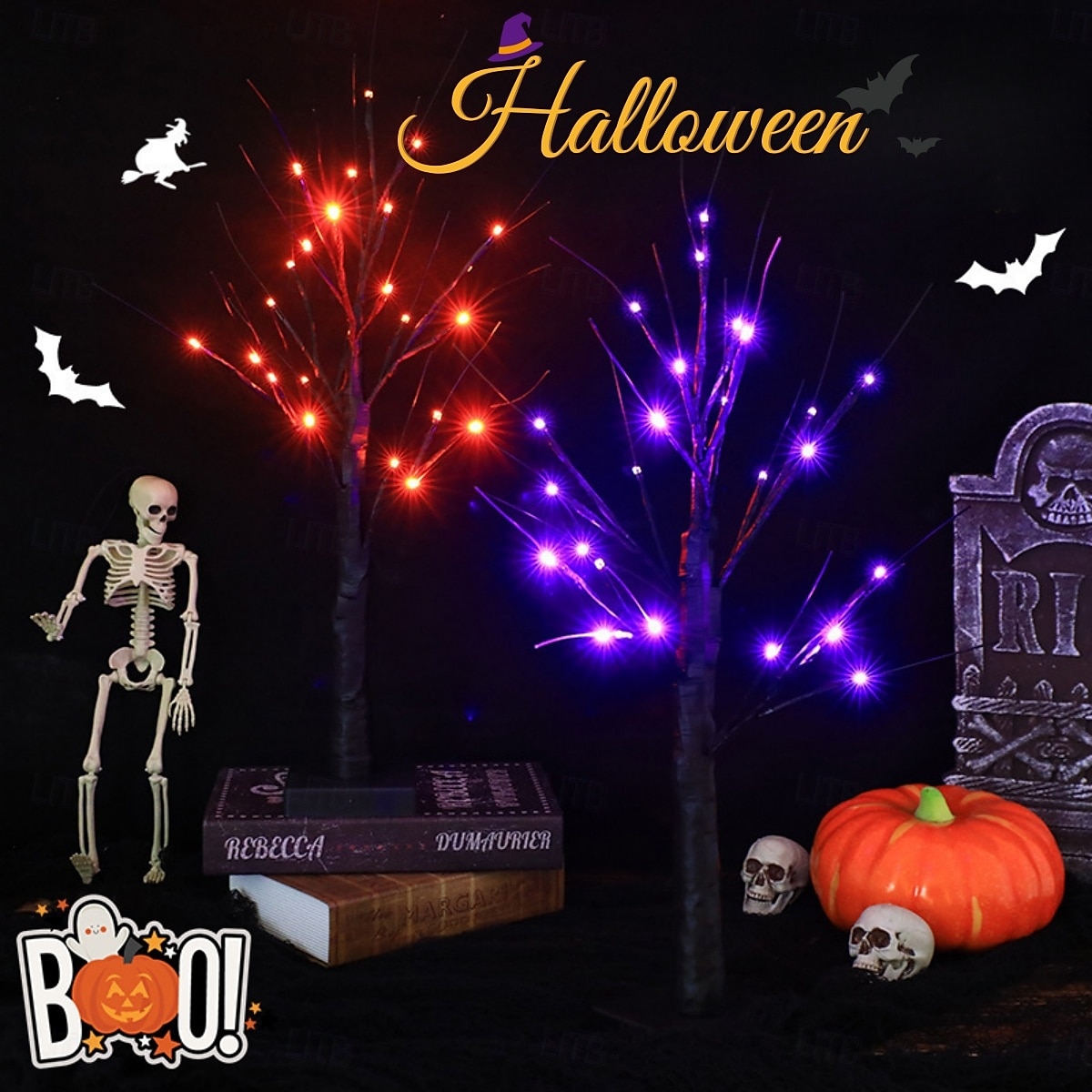 Christmas tree Cordless ON / OFF Thanksgiving Day Halloween USB 1PC 2025 - $53.99 –P6