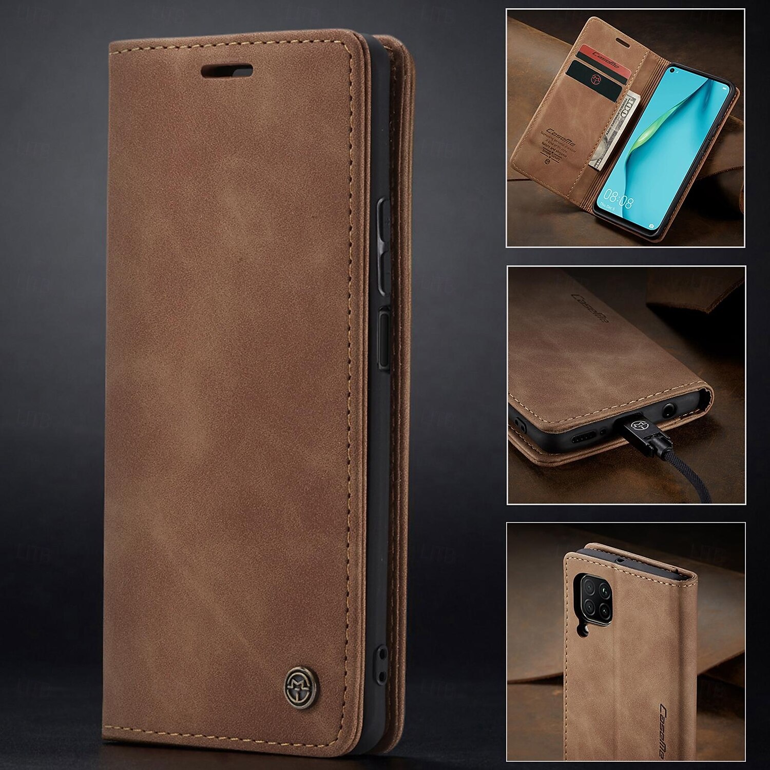 telefono Custodia Per Huawei P40 P30 P20 Mate 20 Pro Custodia Portafoglio Custodia a Flip Cavalletto Resistente agli urti TPU Pelle PU del 2025 a $12.99 –P14