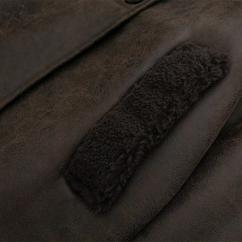 Damen Fleecejacke Freizeitjacke Wildlederweste Winddicht Warm Tasche Mode Modern Lässig Einfarbig Ausgehen Wochenende Einreihig Regulär Revers Normale Passform Langarm Oberbekleidung Braun Beige 2025 - $42.99 –P9