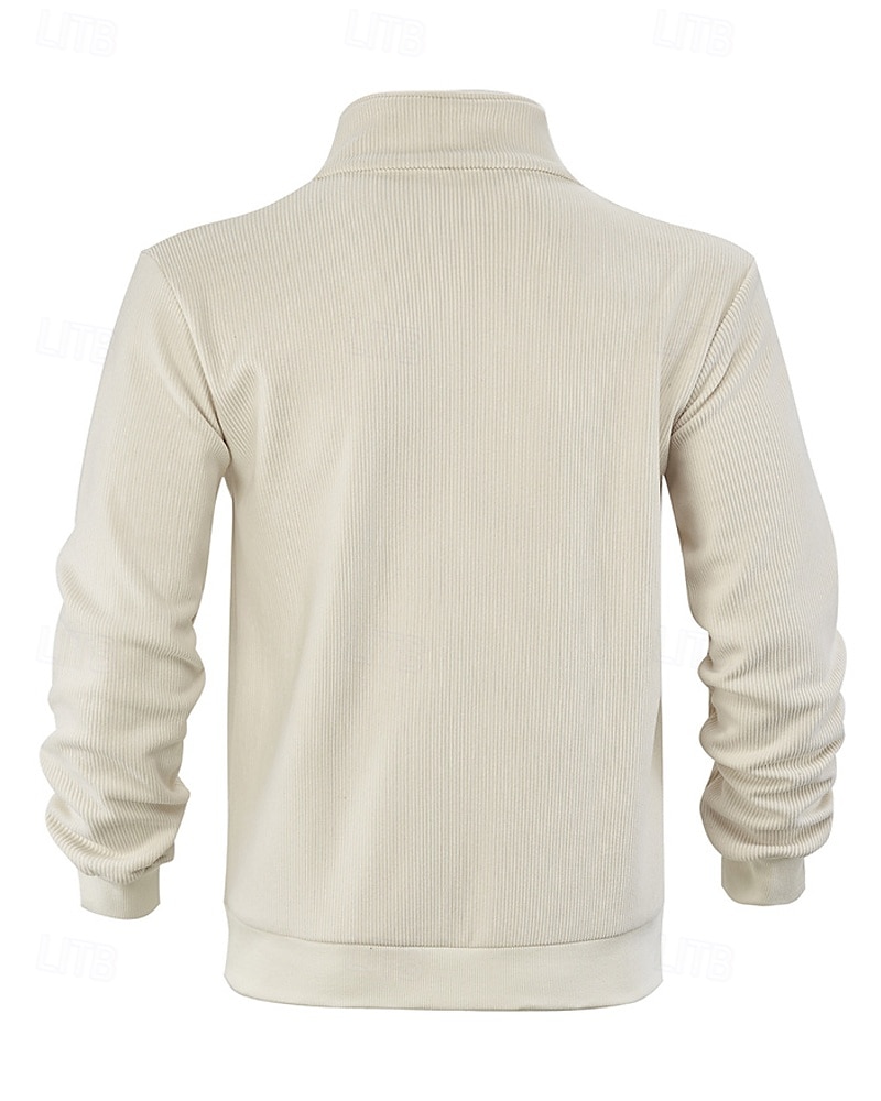 Per uomo Giacca Invernale Giacca in Pile Giacca Casual Vacanza Quotidiano Calore Termico Tasca Pile Autunno Inverno Semplice Moda Streetwear Collo alla coreana Regolare Aalbicocca Nero Blu marino del 2025 a $32.99 –P3