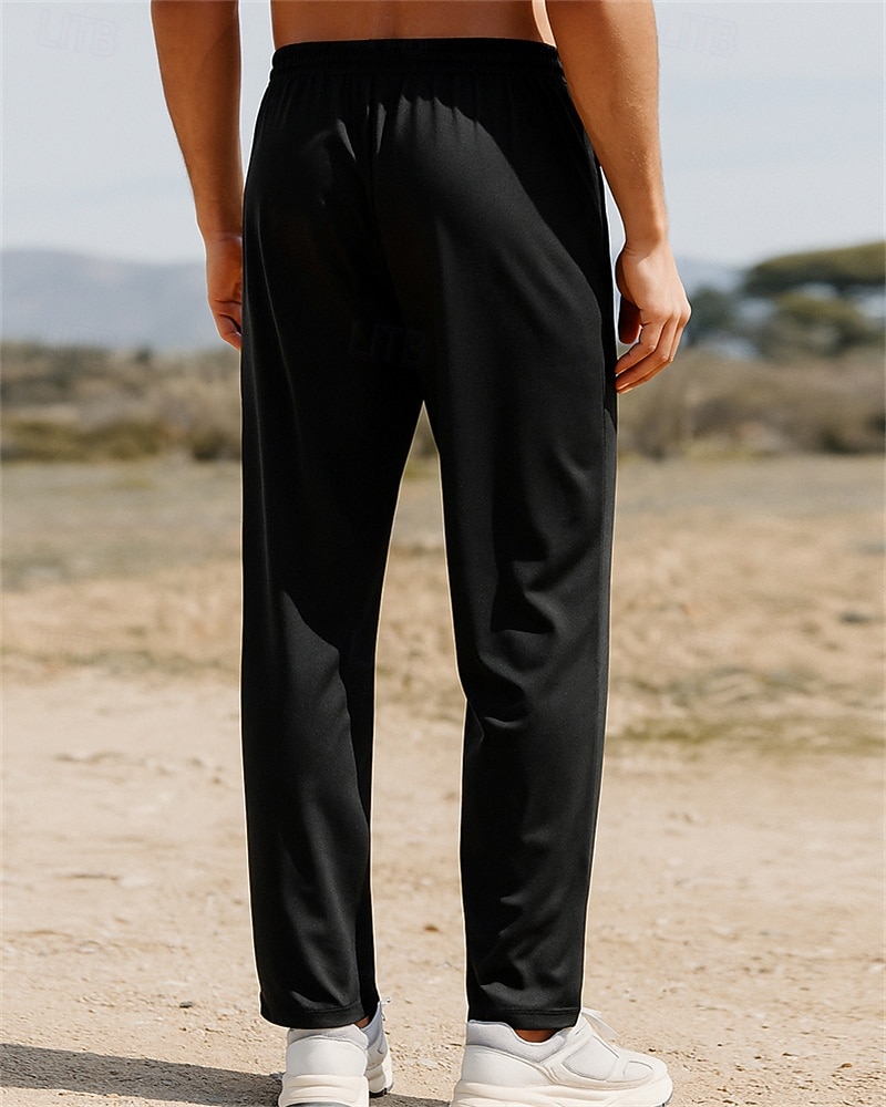 Men's Running Pants Sports Trousers Jogger Sweatpants Drawstring Pocket Straight Bottoms Gym Athleisure Workout Summer Spring Lightweight Breathable Fishing Hiking Running Loose Fit Sportswear 2026 - $22.99 –P2