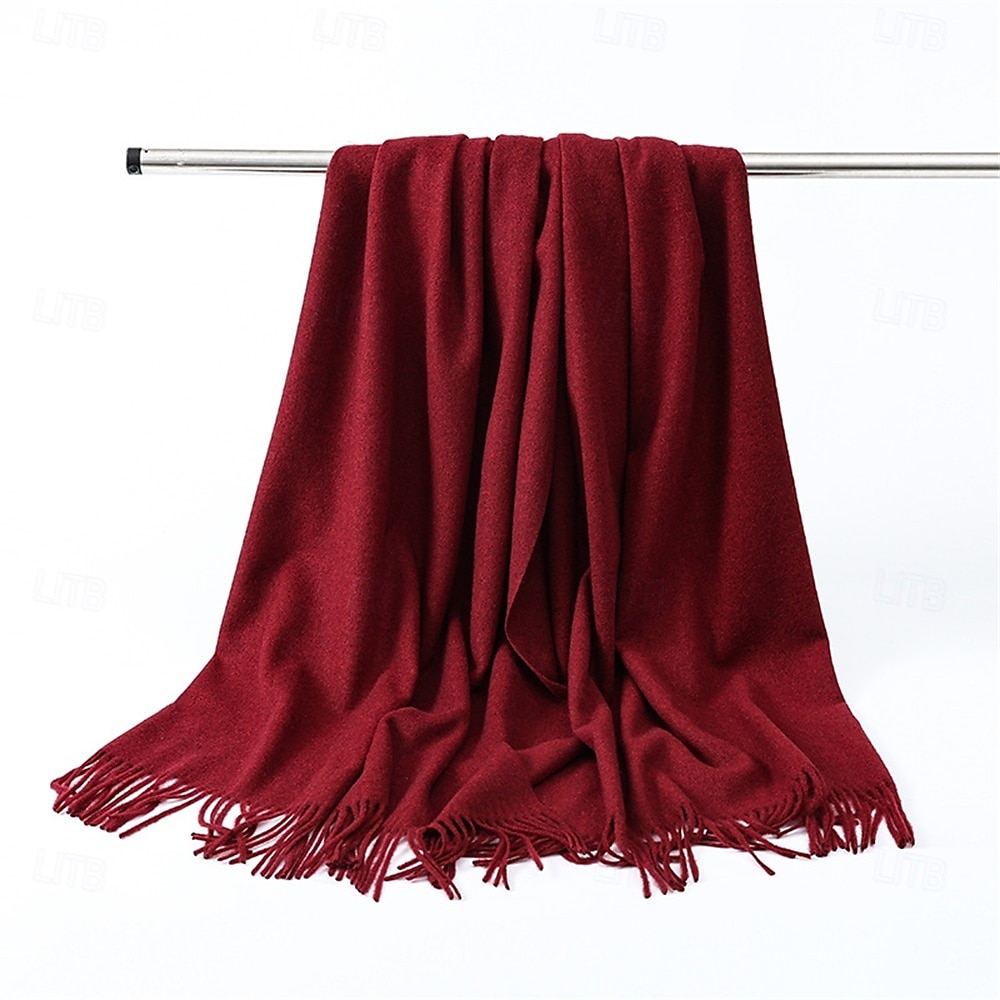 Pashmina-sjal, sjal til kvinner, stort vinterskjerf, myke sjal og sjal til aftenkjoler, sjal til bryllup 2025 - $37.99 –P13