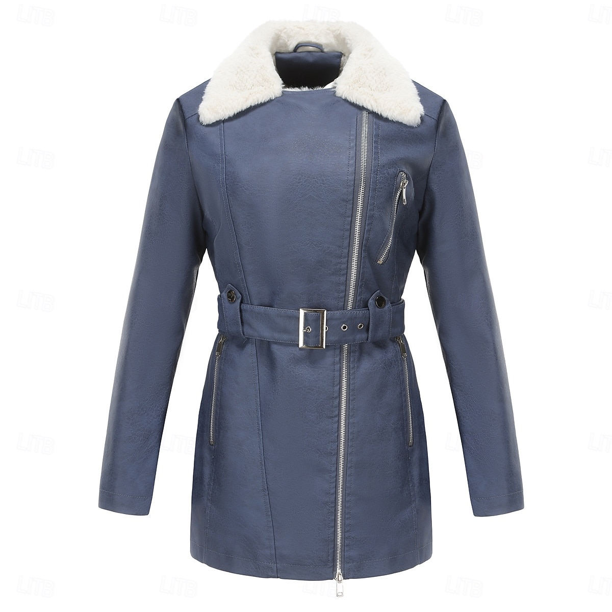 Femmes Veste en Polaire Confortable Fermeture intégrale Mode street style Uni Extérieur Décontracté Quotidien Régulier Col Rabattu Coupe régulière manche longue Vêtements d'extérieur Noir Bleu Chameau de 2025 ? $51.99 –P14