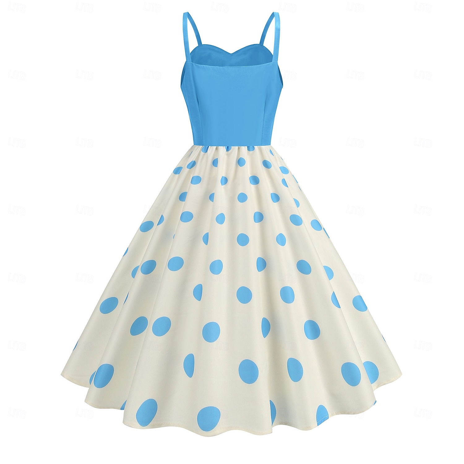 Rétro Vintage Années 1950 Rockabilly Midi Robe trapèze Robe Évasée Coupe ajustée et évasée À pois Femmes Halloween Carnaval Vacances Décontracté Quotidien Soirée à thème rétro Adultes Robe Printemps de 2025 ? $30.99 –P28