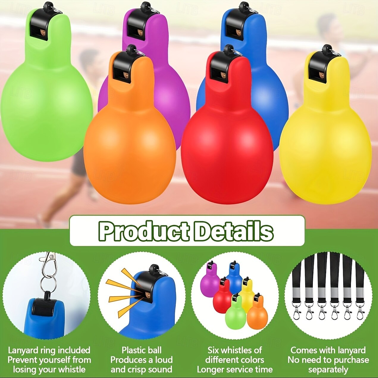 1 silbato de mano de PVC duradero y fuerte.&amp;Sonido claro para entrenadores, profesores y árbitros. Ideal para Halloween, Día de los Inocentes, Día del Maestro y Día del Padre. Uso versátil en 2025 - $9.49 –P2