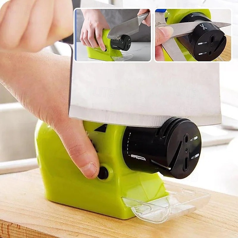 KNIFE SHARPENER Electric Sharpening Tool for Home Use Multifunctional Automatic Sharpener for Kitchen Knives Fruit Knives Screwdrivers and More with Durable Grinding Wheel 2025 - $8.99 –P12