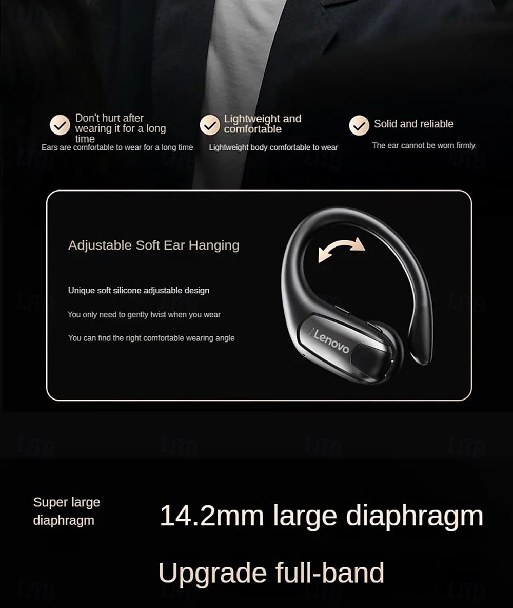 NEW Lenovo EA305 TWS Sports Earphones Bluetooth 5.4 Dual Mode Wireless Earphones Waterproof HiFi Stereo Noise Cancelling Earbuds 2025 - $33.99 –P4