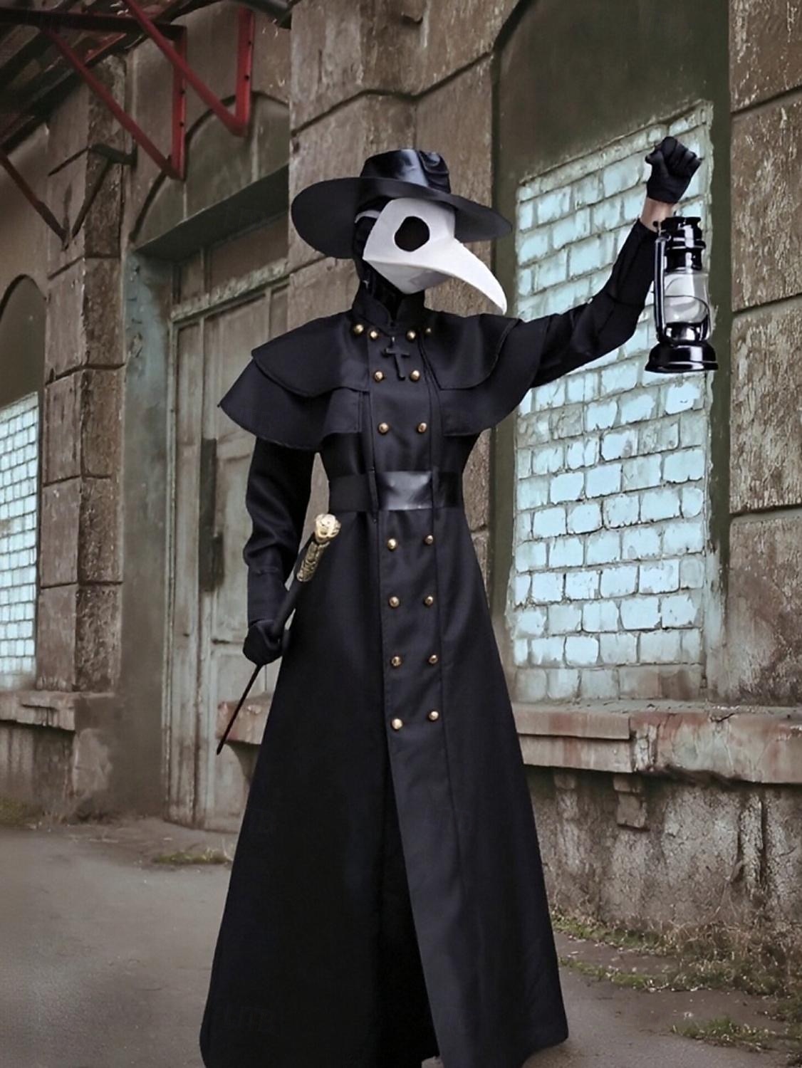 Cosplay Kostüm Pestdoktor Mittelalterlich Urlaubskleid Erwachsene Herren Damen Karneval Festival Verkleiden 2026 - $75.99 –P1