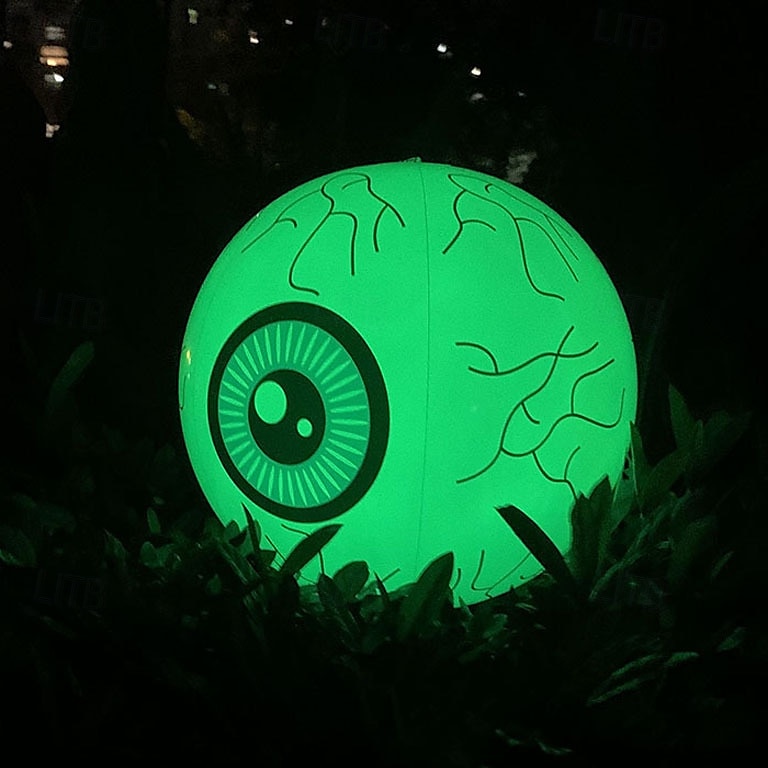 1 ks halloween 40/60cm nafukovací vzduchový model rgb oční dekorační lampa vnitřní a venkovní nádvoří zahradní párty hororová a podivná atmosféra dekorační světla 2025 - $15.99 –P1