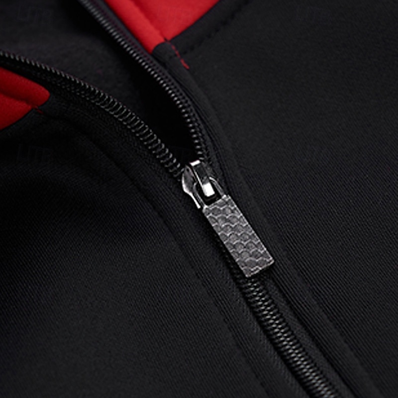 Hombre Sudadera Sudadera con capucha y cremallera completa Negro Verde Ejército Gris Cuello Mao Bloque de color Cerrar Retazos Bloque de Color Deporte Casual Diario Ropa de calle Fresco Ropa deportiva 2026 - $28.99 –P5