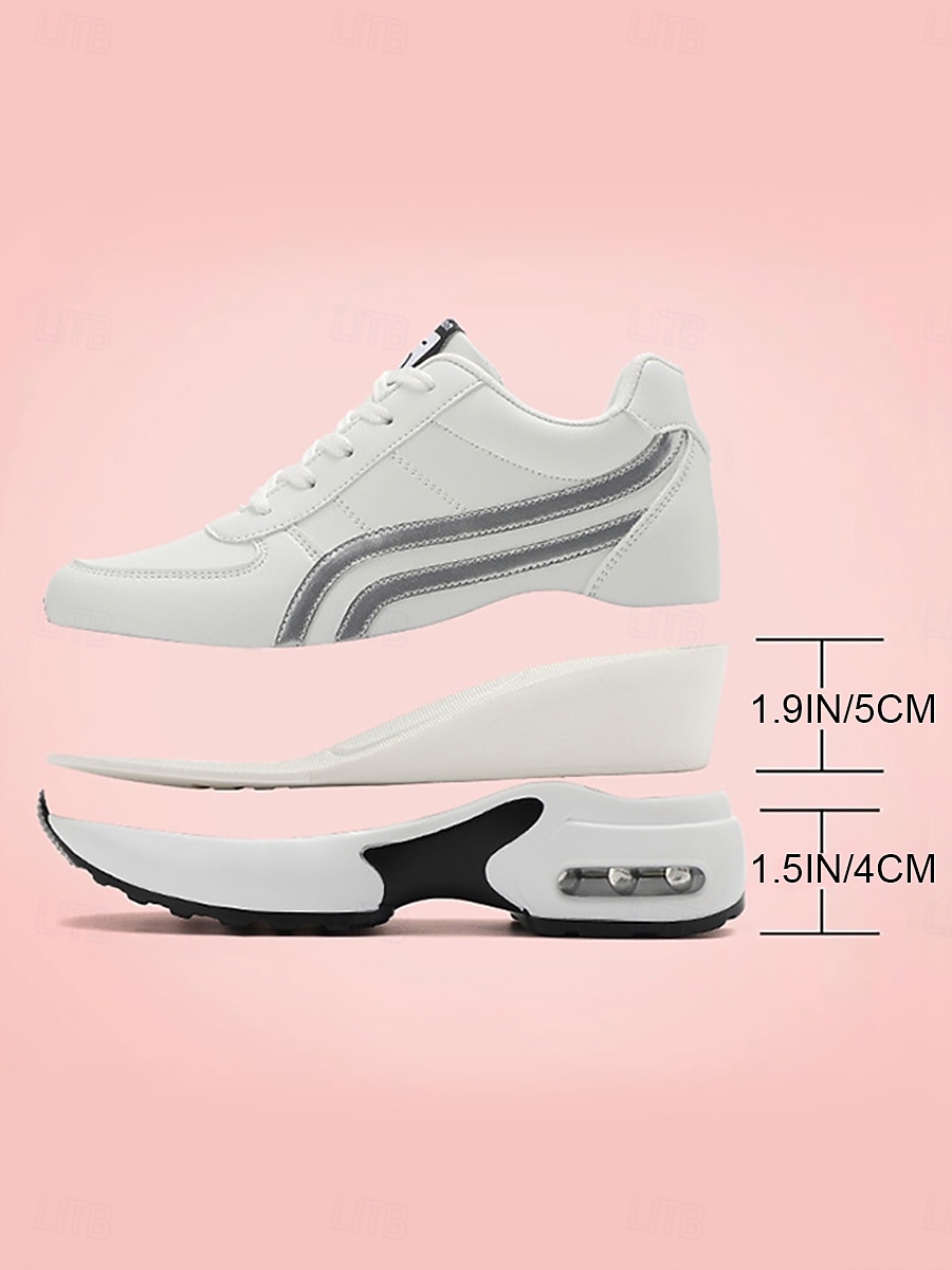 Schwarze und graue klobige Laufsneaker für Damen – atmungsaktive Mesh-Schnürschuhe, lässige, sportliche Wanderschuhe fürs Fitnessstudio, Reisen und den Alltag 2025 - $42.99 –P3