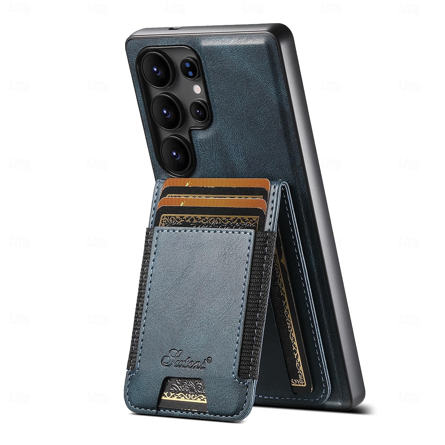 teléfono Funda Para Samsung galaxia S25 Más S25 Ultra S24 Ultra S24 Plus S24 S23 S23 Ultra S23 Plus Funda Trasera Magnética Soporte de carga inalámbrica Caballete Retro TPU Cuero de PU 2025 - $28.99 –P4