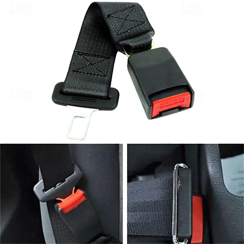Extensor de cinturón de seguridad universal para automóvil de 2 piezas con clip de hebilla, adecuado para embarazadas o personas con complexiones grandes. 2025 - $9.99 –P7