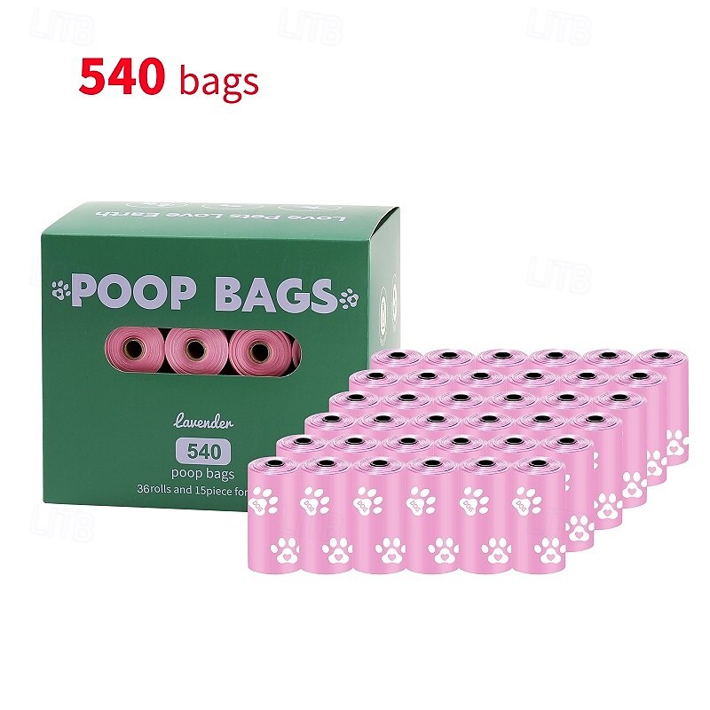 New Environmentally Friendly Recyclable Dog Poop Bag Portable Storage Bag With Hands-Free Clip Pet Waste Bag 36 Rolls 2025 - $50.99 –P11