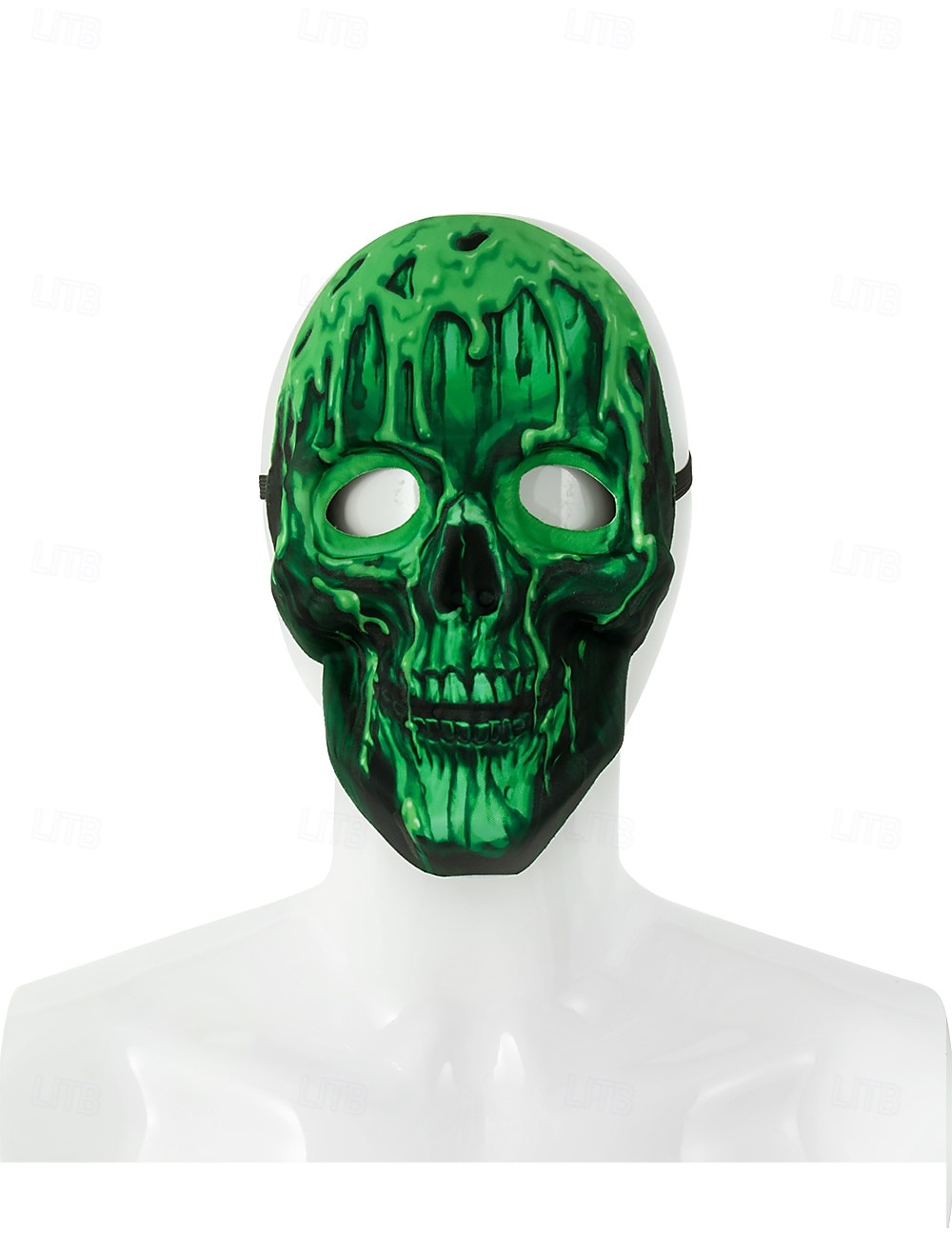 Teschio scheletro Halloween Maschera Horror Spaventoso Fosforescente casco integrale Adulti Per uomo Per donna Unisex Halloween Carnevale Performance Feste Costumi di Halloween facili Vestirsi del 2025 a $17.49 –P10
