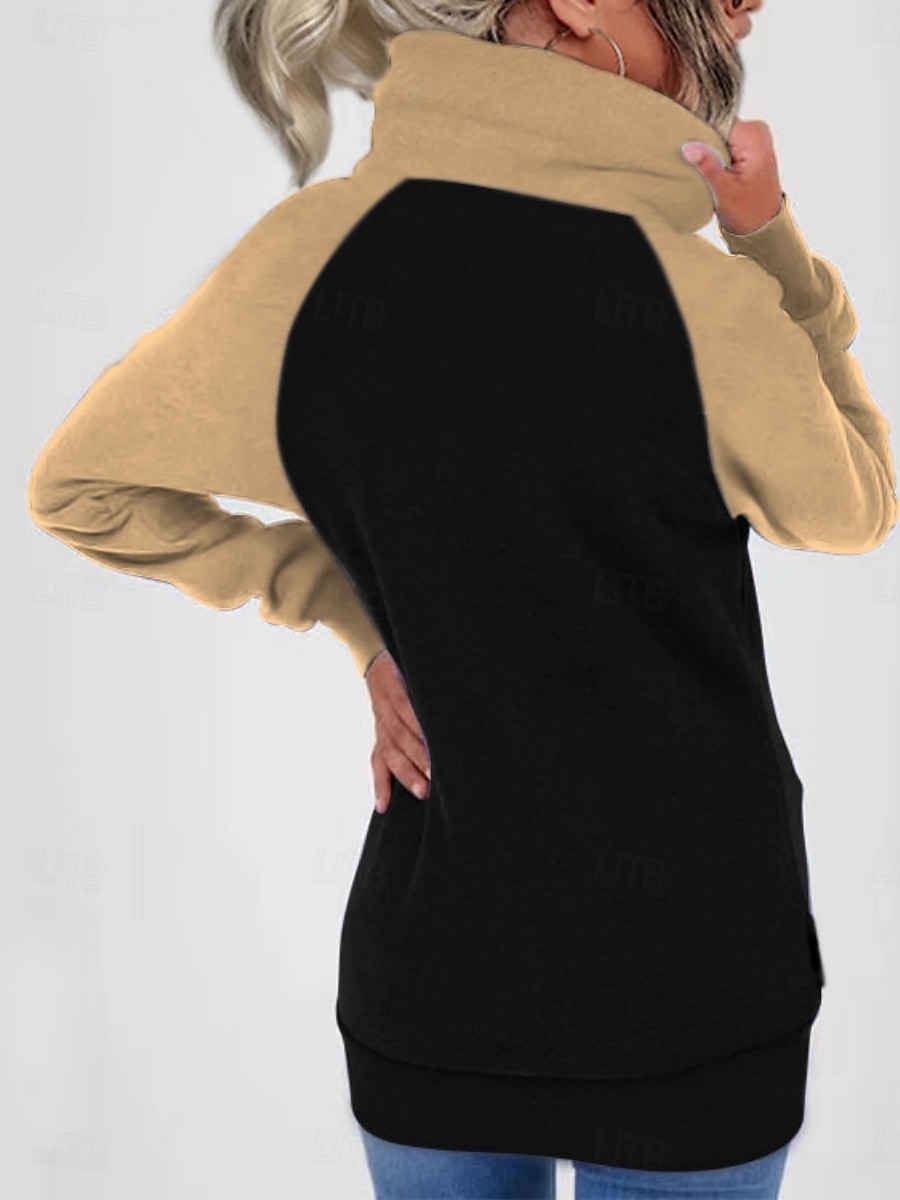 Női Pulóver Hoodie pulóver Színes Alkalmi Hosszú ujj Kapucni Normál felsők Utca Hétköznapi Cipzár Zseb Fehér Rubin Khakizöld Katonai zöld Ősz Tél 2025 - $19.99 –P8