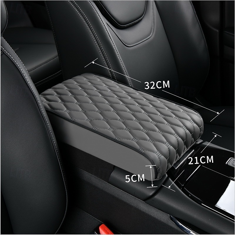 Bracciolo in memory foam per auto, cuscino per console centrale con tasca portaoggetti, porta telefono, scatola per fazzoletti, supporto per gomiti per il comfort di guida del 2025 a $10.99 –P11