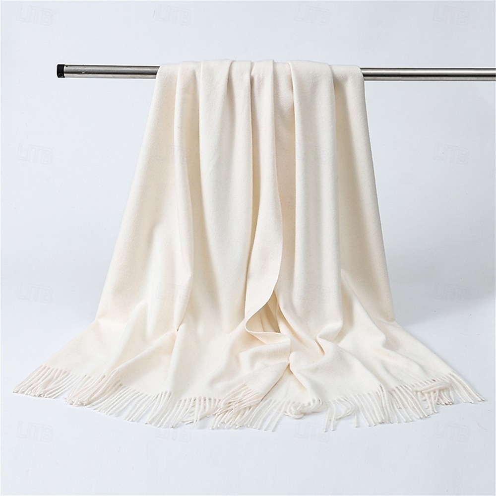 Pashmina-sjal, sjal til kvinner, stort vinterskjerf, myke sjal og sjal til aftenkjoler, sjal til bryllup 2025 - $37.99 –P8