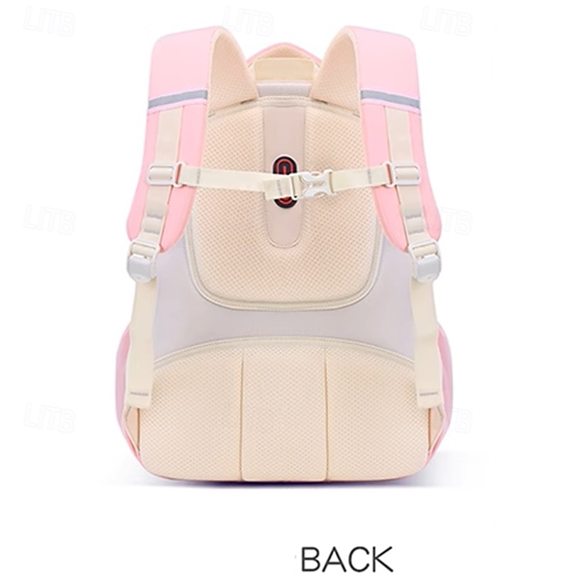 Enfant Garçons Fille Sac à Dos Cartable Sac à Dos Fonctionnel Sac à dos scolaire École Polyester Réglable Grande capacité Imperméable Fermeture éclair Noir Rose Claire Violet de 2025 ? $34.99 –P2