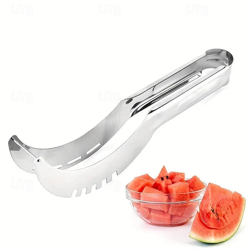 Coupe-pastèque en acier inoxydable, outil de coupe rapide de fruits, couteau à pastèque multifonctionnel en acier inoxydable, coupe-melon, séparateur de fruits, gadget de cuisine pour cantaloup, melon de 2025 ? $8.99 –P7