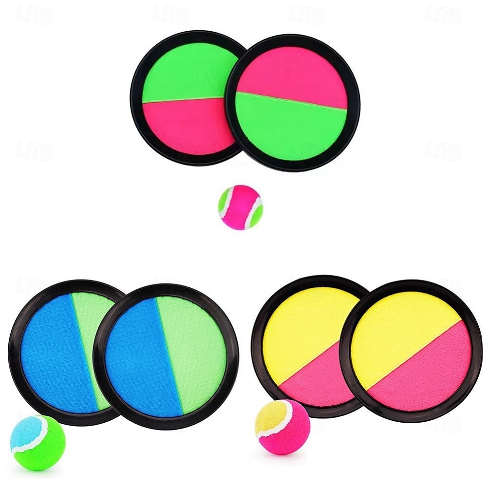 Set di gioco con palla appiccicosa con pagaia a ventosa, giocattolo colorato in plastica da lanciare e catturare per il divertimento in famiglia, attrezzatura sportiva interattiva all'aperto per del 2025 a $11.99 –P17