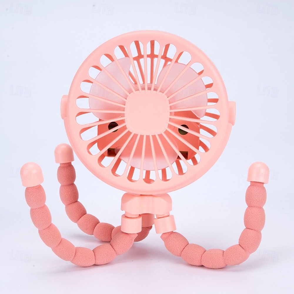 Kinderwagenventilator, Handventilator, wiederaufladbar, USB, blattlos, kleine Klappventilatoren, Mini-Ventilator, leiser Tischventilator für den Außenbereich, Nackenventilator 2025 - $21.99 –P9