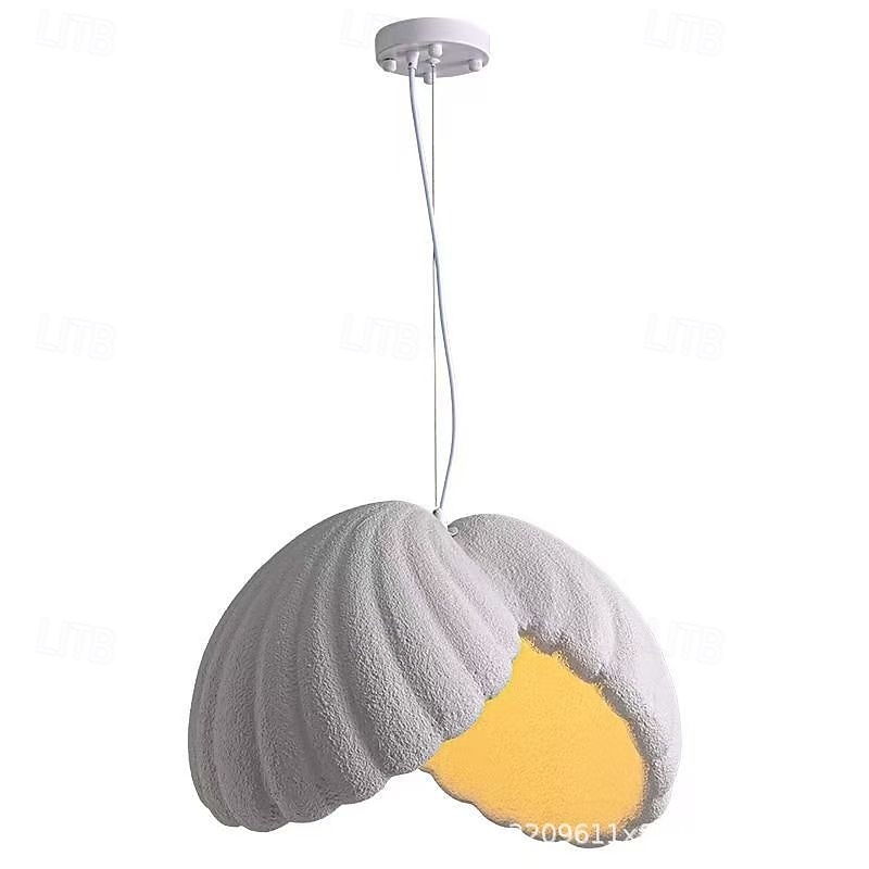 Kroonluchter in Wabi-Sabi-stijl voor de eetkamer, witte plafondlamp voor keukeneiland, eetkamer, slaapkamer, grote hanglamp met een diameter van 150 cm, binnenin in hoogte verstelbaar 2025 - AU $407.69 –P7