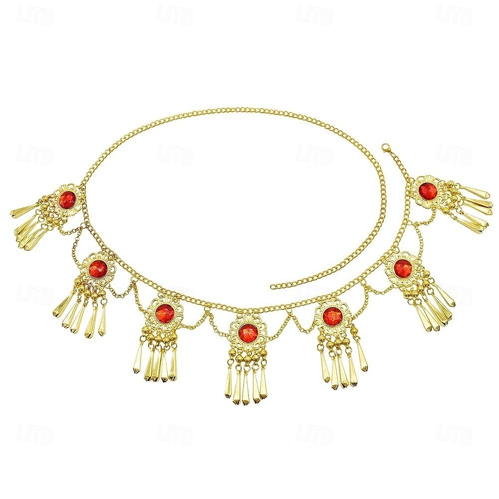 Damen Gürtel Metalllegierung Silber Gelb Gold Taillengürtel Maskerade Ferien Einfarbig 2025 - $16.99 –P8
