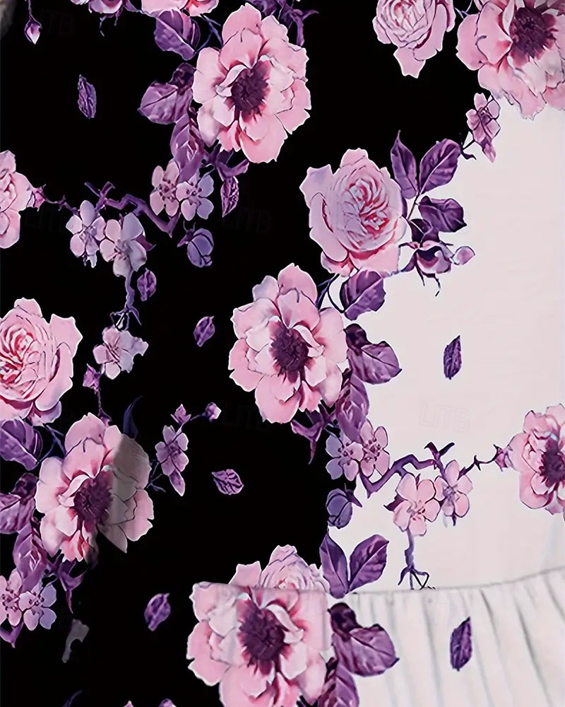 Mädchen' 3D Blume Kleid Langarm Sommer Frühling Urlaub Täglich Ferien Prinzessin Schön Süß Kinder 4-12 Jahre Freizeitkleid A Linie Kleid Knielang Normale Passform 2025 - $16.99 –P3