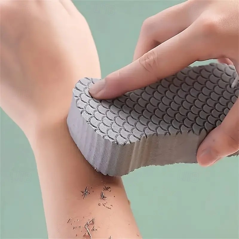 Pacote com 4 esponjas de banho esfoliantes super macias – esfoliante corporal 3D hipoalergênico, material TPR, limpeza profunda manual &suavização da pele, rosa/azul/branco/cinza de 2025 por $12.99 –P7