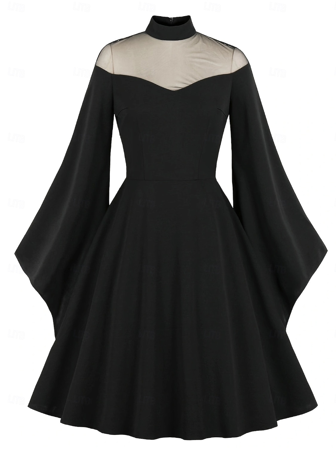 Retro 50. léta Rockabilly Polední Koktejlky Šaty na šaty Flare šaty Zvonové A-Linie Dámské Dovolená Maturita Párty a večer Dospělé Šaty Podzim Jaro léto 2025 - $39.99 –P1