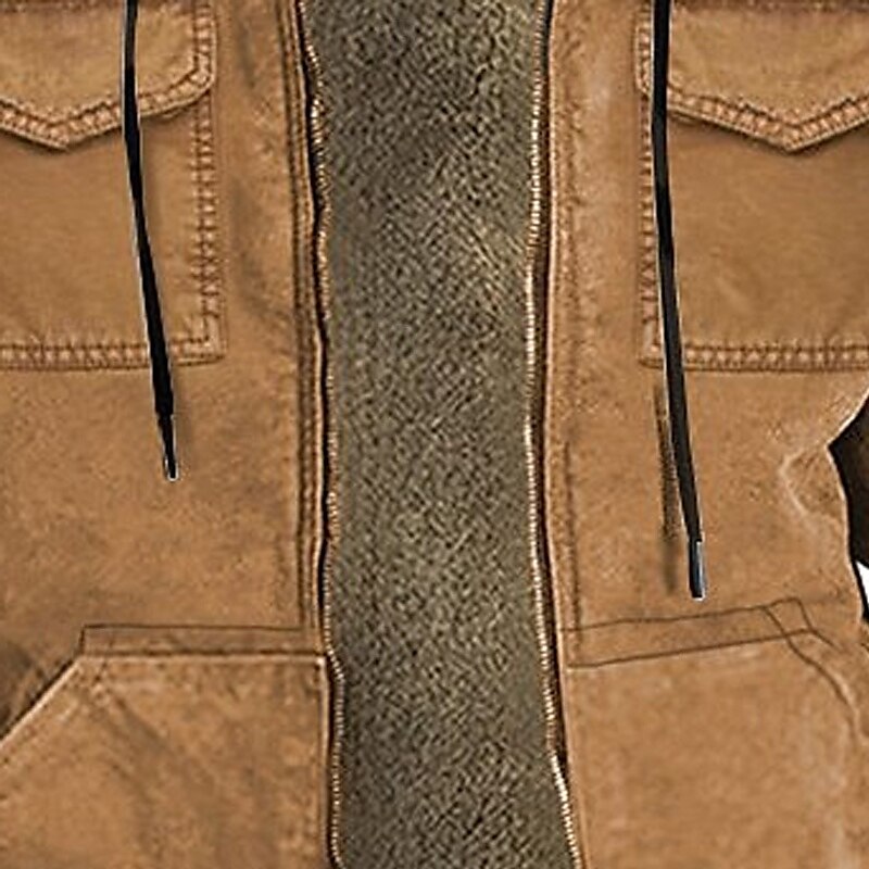 Homme Sweat à capuche Sweat à capuche zippé intégral Sweat à capuche en polaire Vert Véronèse Kaki Gris À capuche Uni Fermeture éclair Poche Avant Tactique Sport & Loisir Occasionnel Streetwear Frais de 2025 ? $55.99 –P5