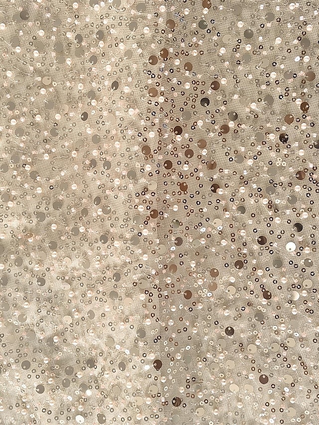 Večerní šaty s flitrovaným sloupcem, elegantní karnevalové formální šaty na zem s dlouhým rukávem, svatební, čtvercový výstřih s třpytkami 2025 2025 - $145.99 –P5