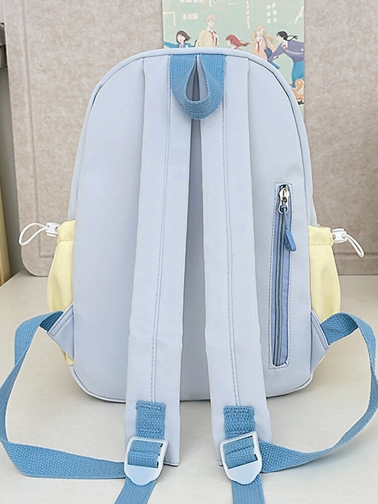 Sac à dos kawaii pour enfant avec oreilles de chat et pochette à cordon – cartable pastel grande capacité pour filles et adolescentes de 2025 ? $19.99 –P7