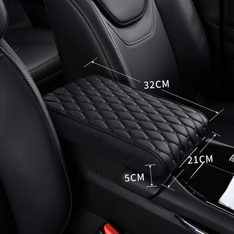 Bracciolo in memory foam per auto, cuscino per console centrale con tasca portaoggetti, porta telefono, scatola per fazzoletti, supporto per gomiti per il comfort di guida del 2025 a $10.99 –P10