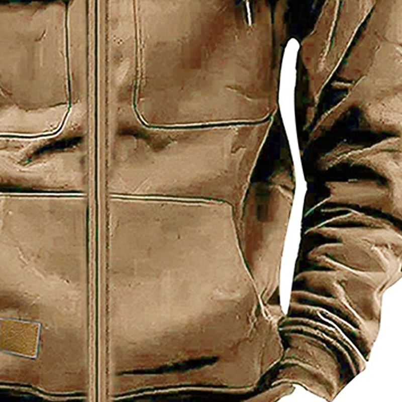 Men's Hoodie Full Zip Hoodie Wine Red Black Army Green Khaki Gray Hooded Plain Zip Up Front Pocket Tactical Sports & Outdoor Casual Polyester Streetwear Cool Sportswear Spring &  Fall Clothing Apparel 2026 - $24.99 –P7