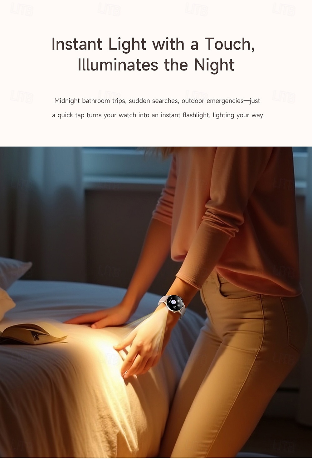 iMosi G34 Okos óra 1.32 hüvelyk Intelligens Watch Bluetooth Lépésszámláló Hívás emlékeztető Testmozgásfigyelő Kompatibilis valamivel Android iOS Uniszex Kéz nélküli hívások Vízálló Média kontroll IP68 2026 - $61.99 –P5