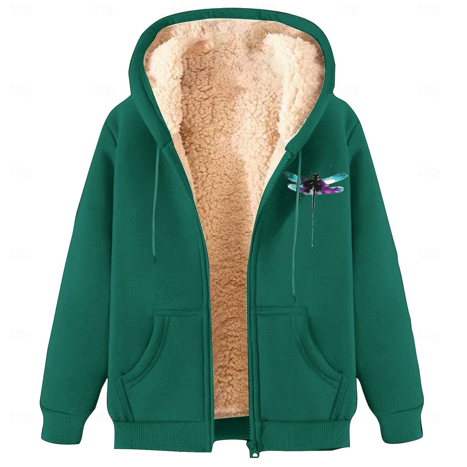 Herr Huvtröja med dragkedja Fleece-jacka Huvtröja i fleece Aprikos Svart Vin Rubinrött Blå Huva Slät Grafiska tryck Dragkedja Ficka Sport & Utomhus Ledigt Dagligen Polyester Streetwear Ledigt Höst 2026 - $24.99 –P7