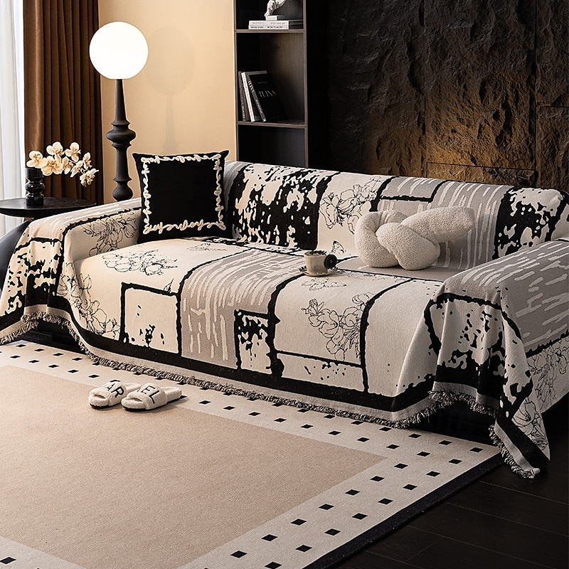 Vintage Chenille Anti-Scratch Sofa Protector Throw Couch Cover Pet Friendly 2025 - $47.99 –P6