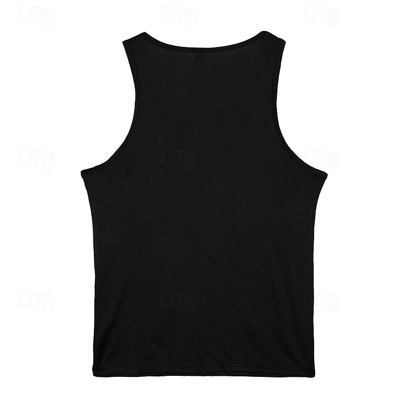 Hombre Camiseta sin mangas Chaleco Camisetas Interiores Camisa sin mangas Sin Mangas Cuello redondo Cuchara Verano Color sólido Plano Moda Básico Clásico 4 Piezas Calle Casual Deportes A B C Camiseta 2025 - $37.99 –P11